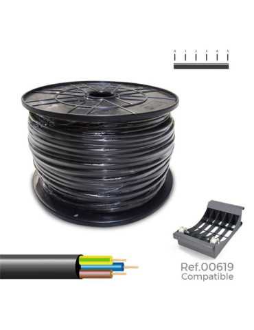 Manguera Tubular VV-K06/1KV 3 G 2,50 mm² Negra, 150 m. (Bobina Grande) SEDILES