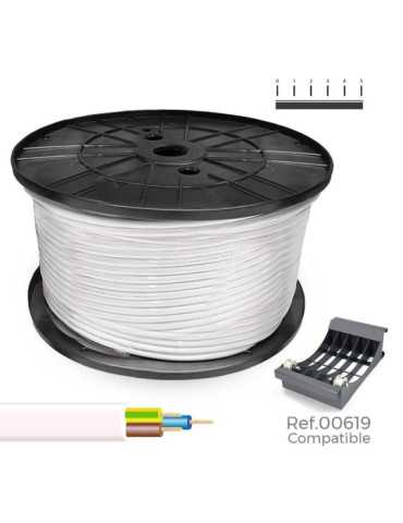 Manguera Tubular VV-K06/1KV 3 G 1,50 mm² Blanca, 200 m. (Bobina Grande) SEDILES