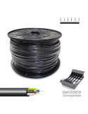 Manguera Tubular VV-K06/1KV 5 G 1,50 mm² Negra, 100 m. (Bobina Grande) SEDILES