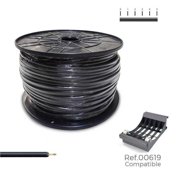 Cablecillo H07V-K 1,50 mm² NEGRO,1000 m. (Bobina Grande) SEDILES