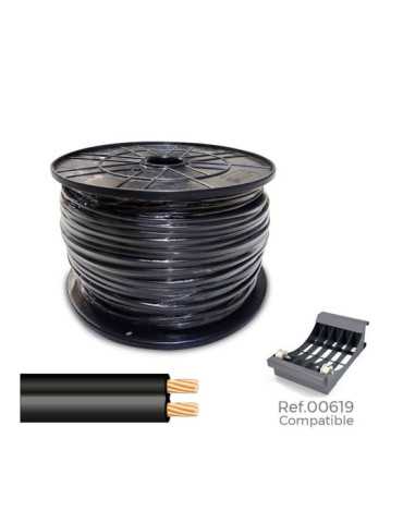 Cable Paralelo 48V 2 x 0,75 mm² Negro 1000 m (Bobina Grande) SEDILES