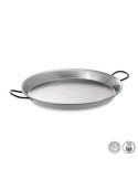 Paellera Tradicional de Acero Pulido Ø70 cm (30 Personas) VAELLO