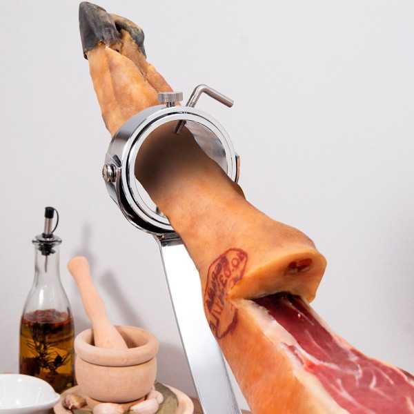 Jamonero Basculante 360° 50 x 19,5 cm 3 CLAVELES