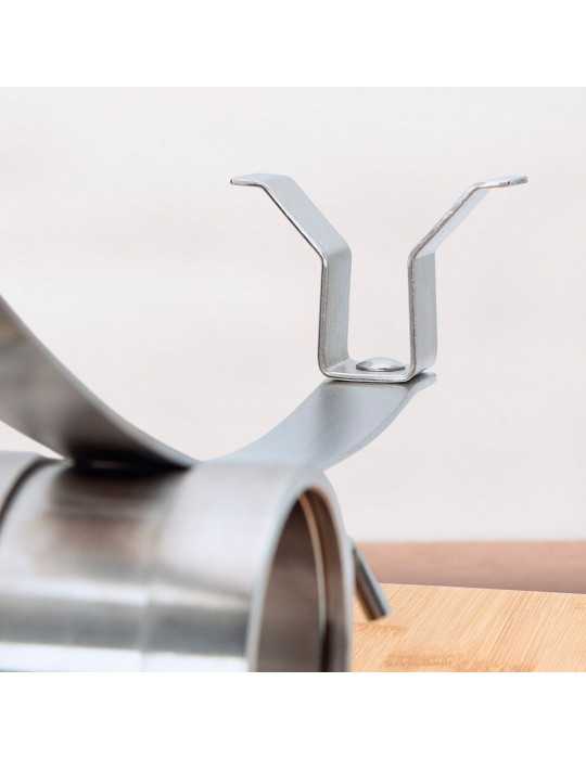 Jamonero Basculante 360° 50 x 19,5 cm 3 CLAVELES