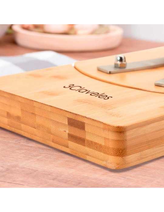 Jamonero Basculante 360° 50 x 19,5 cm 3 CLAVELES