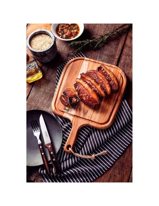 Tabla para Cortar y Servir con Mango 40 x 28 x 1,8 cm TRAMONTINA