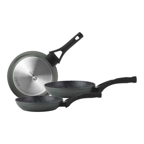 Set 3 Sartenes Stim de Aluminio Forjado Ø18 / Ø22 / Ø26 cm FAGOR
