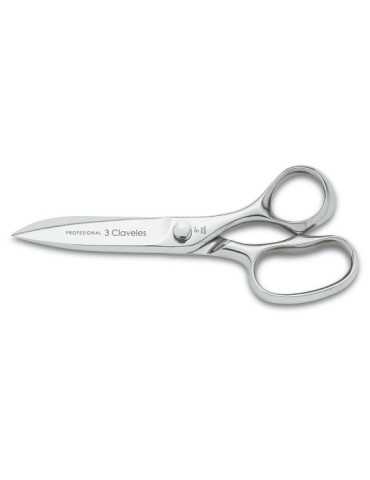 Tijeras de Cocina Clásica Profesional de Acero Inoxidable, 20 cm 3 CLAVELES