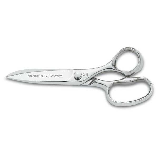 Tijeras de Cocina Clásica Profesional de Acero Inoxidable, 20 cm 3 CLAVELES