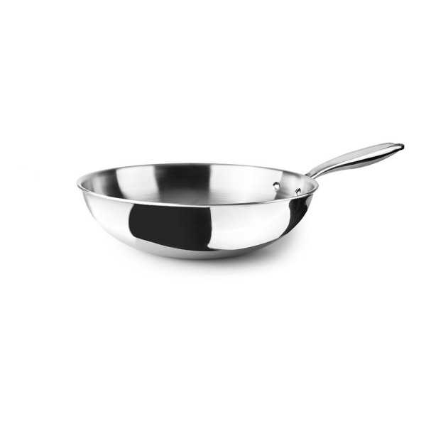 Wok Triply Natural (Inox/Alum/Inox) Ø30 cm IBILI