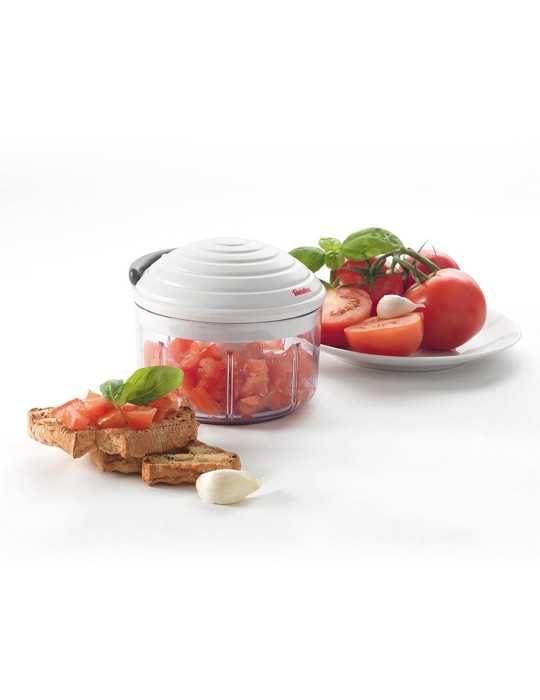 Picadora de Verduras Giratoria Manual, Rotomac, 500 ml, Ø12 x 11 cm METALTEX
