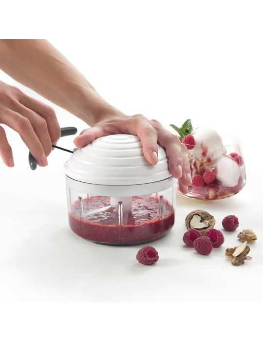 Picadora de Verduras Giratoria Manual, Rotomac, 500 ml, Ø12 x 11 cm METALTEX
