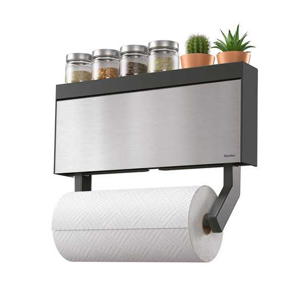 Triple Dispensador de Pared para Rollos, Tango, 38 x 6 x 17 cm METALTEX