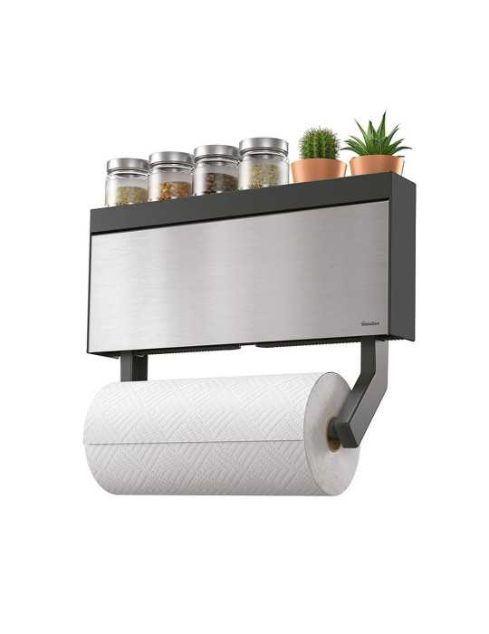 Triple Dispensador de Pared para Rollos, Tango, 38 x 6 x 17 cm METALTEX