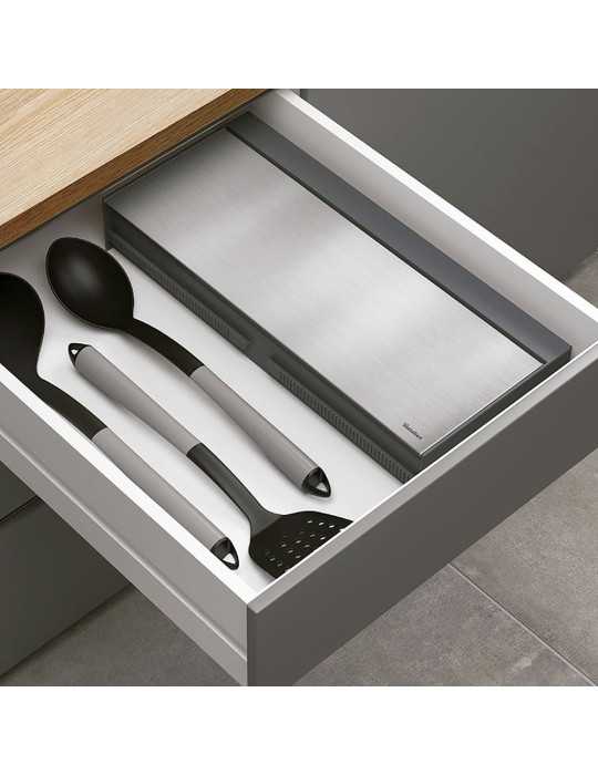 Triple Dispensador de Pared para Rollos, Tango, 38 x 6 x 17 cm METALTEX