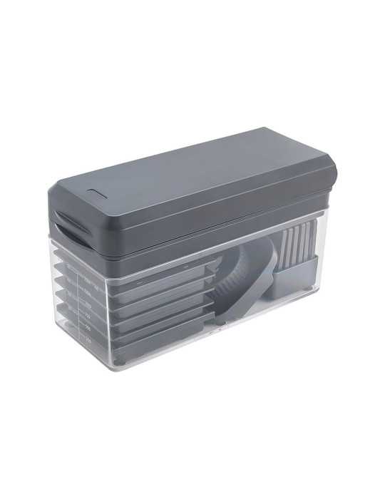 Cortador y Rallador de Verduras, Slice- Cube, 23,5 x 10,5 x 14 cm METALTEX