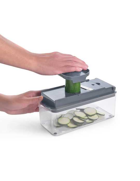 Cortador y Rallador de Verduras, Slice- Cube, 23,5 x 10,5 x 14 cm METALTEX