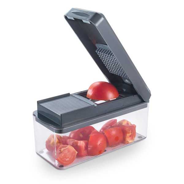 Cortador y Rallador de Verduras, Slice- Cube, 23,5 x 10,5 x 14 cm METALTEX