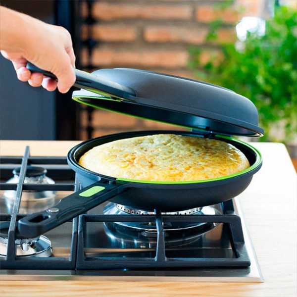 Sartén Dupla de Aluminio Fundido con Antiadherente Tricapa Innovation Prior Ø24 cm BRA