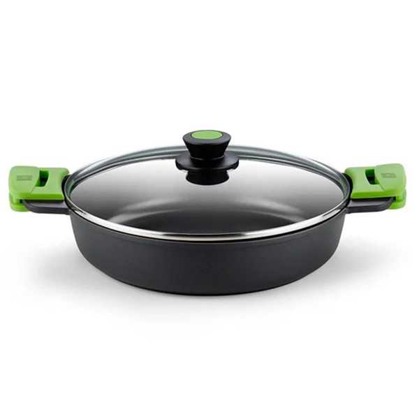 Cacerola Baja de Aluminio Fundido con Antiadherente Tricapa Innovation Prior Ø28 cm BRA