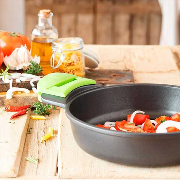 Cacerola Baja de Aluminio Fundido con Antiadherente Tricapa Innovation Prior Ø28 cm BRA