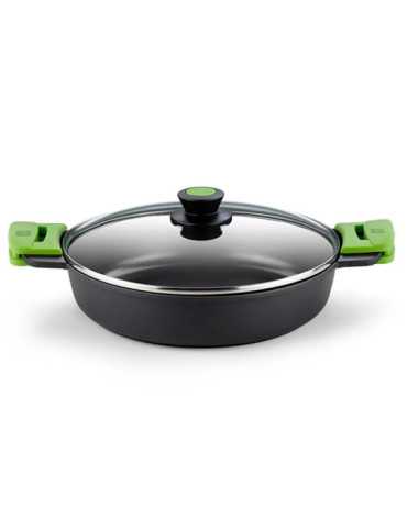 Cacerola Baja de Aluminio Fundido con Antiadherente Tricapa Innovation Prior Ø36 cm BRA