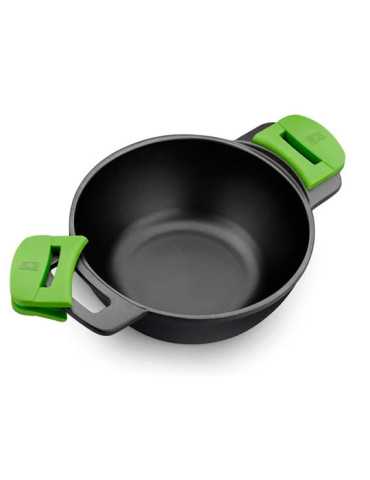 Cacerola Cóncava de Aluminio Fundido con Antiadherente Tricapa Innovation Prior Ø28 cm BRA 2