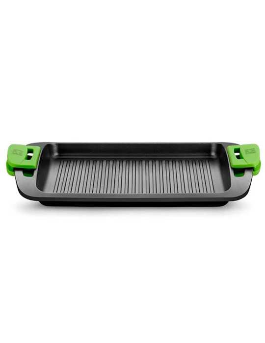 Plancha con Rayas de Aluminio Fundido con Antiadherente Tricapa Innovation Prior 40 cm BRA