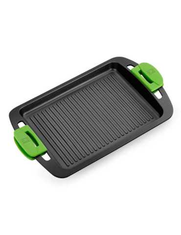 Plancha con Rayas de Aluminio Fundido con Antiadherente Tricapa Innovation Prior 40 cm BRA 2