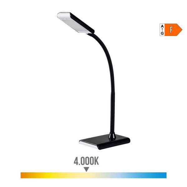 Flexo LED 7 W 400 lm 4000 K Color Negro 13 x 9 x 33 cm EDM