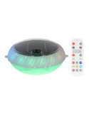 Luz Solar Flotante, 20 LEDS, 70 Im, IP68, con 10 Funciones, Ø20 x 10 cm LUMINEO