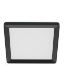 Plafón Cuadrado Negro Valen, 17 W, 2050 Im, 2200-6500 K, 395 x 37 x 395 mm PHILIPS