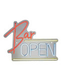 Luz LED Neón Decorativa Bar Open, 40 x 30 x 1,5 cm LUMINEO