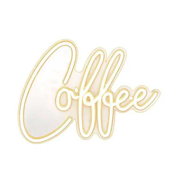Luz LED Neón Decorativa Coffee, 40 x 31 x 1,5 cm LUMINEO