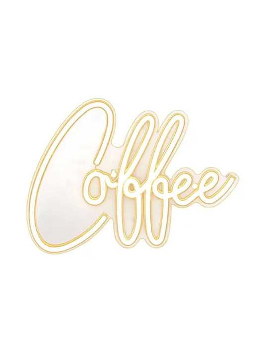 Luz LED Neón Decorativa Coffee, 40 x 31 x 1,5 cm LUMINEO