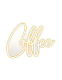 Luz LED Neón Decorativa Coffee, 40 x 31 x 1,5 cm LUMINEO