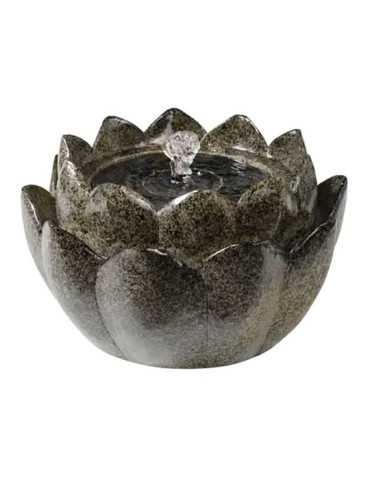 Fuente Solar en Forma de Flor, para Exterior, Ø23 x 14 cm LUMINEO