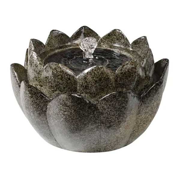 Fuente Solar en Forma de Flor, para Exterior, Ø23 x 14 cm LUMINEO