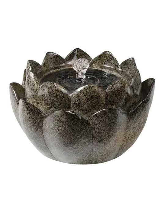 Fuente Solar en Forma de Flor, para Exterior, Ø23 x 14 cm LUMINEO