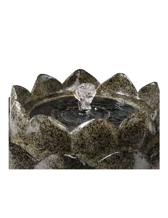 Fuente Solar en Forma de Flor, para Exterior, Ø23 x 14 cm LUMINEO