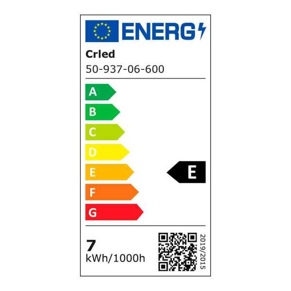 Bombilla LED, Recargable USB, E27, 6 W, 3CCT, Dimmable, 500 lm CRISTALRECORD