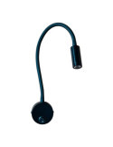 Aplique LED Classic, 3 W, 4000 K, 450 lm, Negro, 35 x 6,3 cm CRISTALRECORD