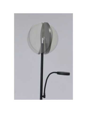Lámpara de Pie LED Dencel, 30+6 W, 3CCT, Dimmable, 3000 lm, Negra, Ø25 x 175 cm CRISTALRECORD 2