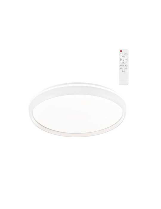 Plafón LED Circular, Charly, 46 W, 3CCT, 5060 lm, Blanco, Ø40 x 7 cm CRISTALRECORD