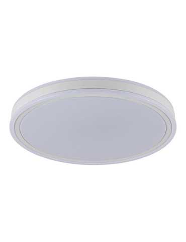 Plafón LED Circular, Targes, 72 W, 3CCT, 7290 lm, Blanco, Ø50 x 6,5 cm CRISTALRECORD