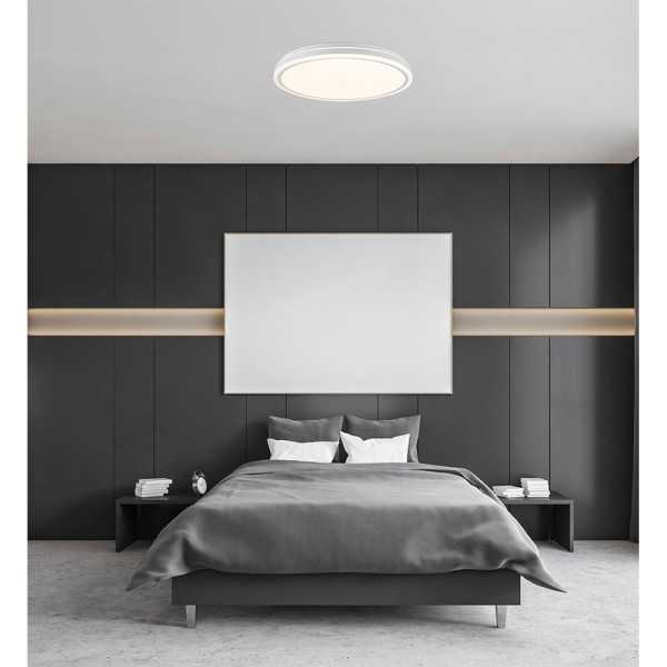 Plafón LED Circular, Targes, 72 W, 3CCT, 7290 lm, Blanco, Ø50 x 6,5 cm CRISTALRECORD