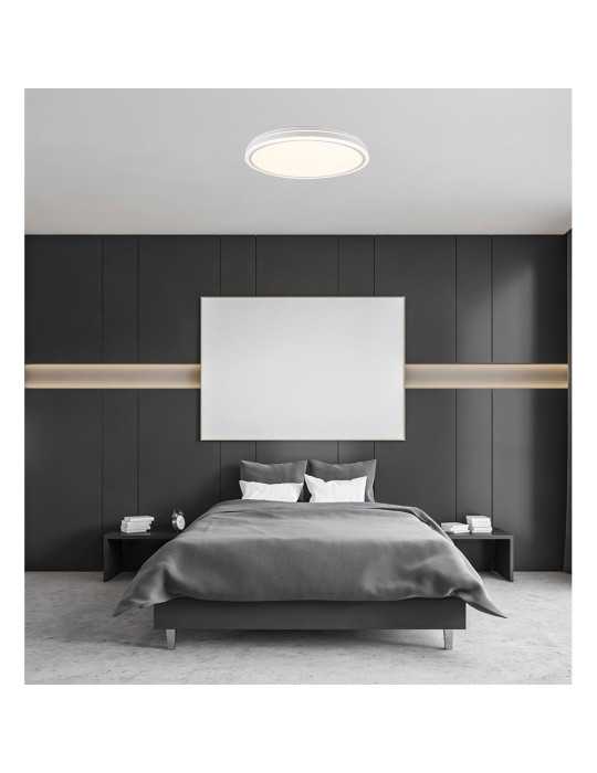 Plafón LED Circular, Targes, 72 W, 3CCT, 7290 lm, Blanco, Ø50 x 6,5 cm CRISTALRECORD