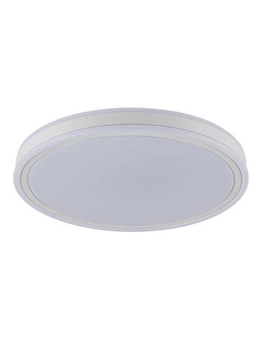 Plafón LED Circular, Targes, 80 W, 3CCT, 8800 lm, Blanco, Ø60 x 6,5 cm CRISTALRECORD
