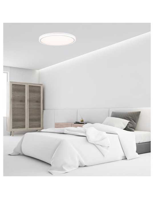 Plafón LED Circular, Targes, 80 W, 3CCT, 8800 lm, Blanco, Ø60 x 6,5 cm CRISTALRECORD