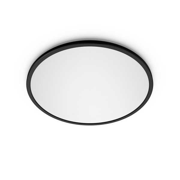 Plafón Redondo Negro Valen, 22 W, 2900 Im, 2200-6500 K, Ø421 x 24 mm PHILIPS